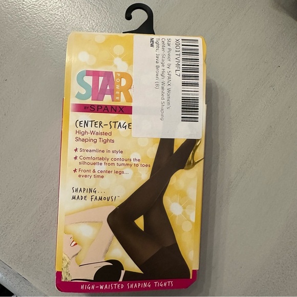 Star Power by SPANX Women’s Center-Stage High Waisted Shaping Tights Sz B NWT - Picture 2 of 7